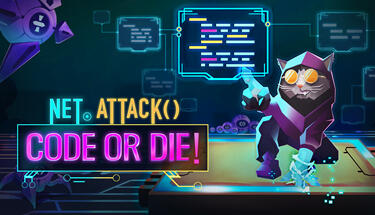 Net.Attack() - Code or Die! Bullet-heaven roguelite