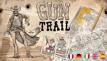 Gun Trail Write-and-maze solo adventure game